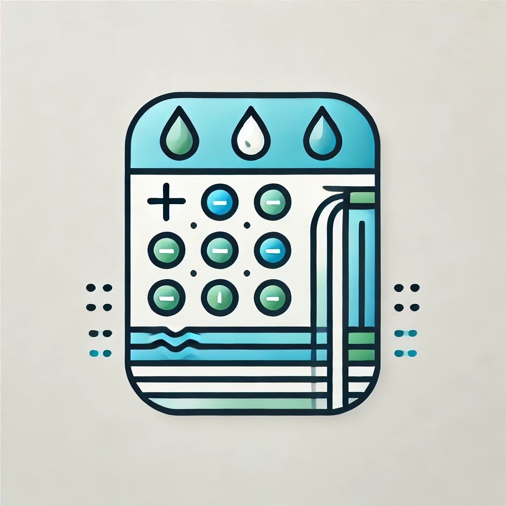 Water usage calculator tool for seasonal irrigation planning